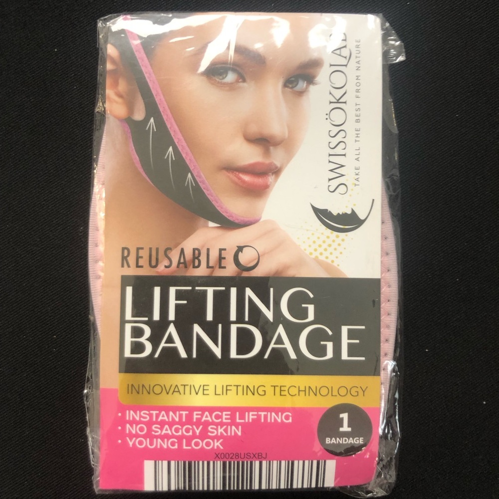 SWISSOKOLAB Reusable Face Slimming Strap Double Chin Reducer V Line Mask Chin